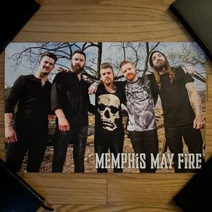 MEMPHIS MAY FIRE 11x17 Promo Poster Texas Metalcore